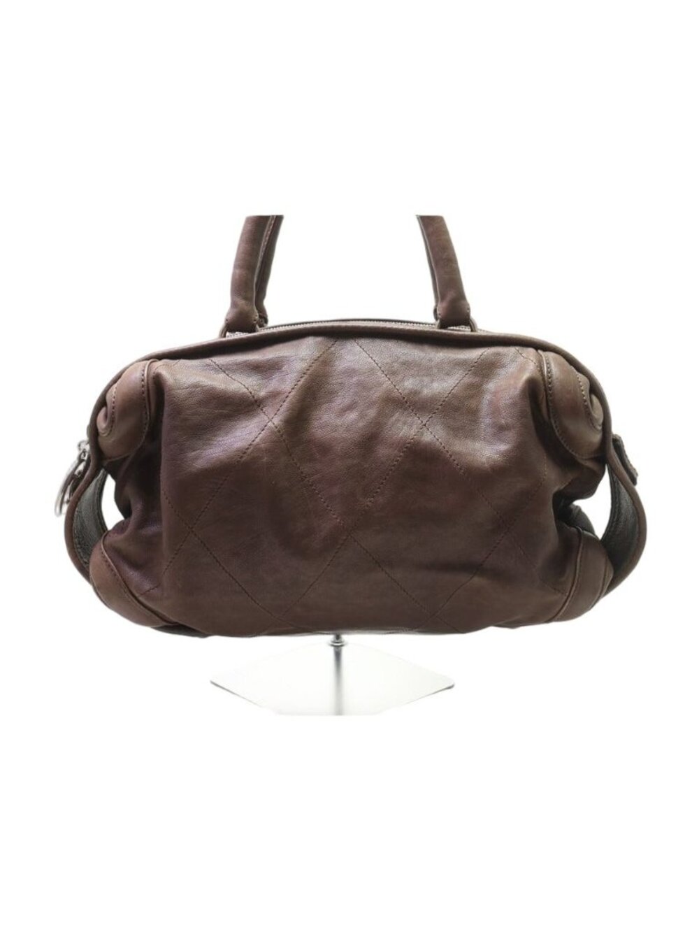 Chanel Leather Handbag Khaki